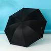 Twelve-Bone Extra-Large Dual-Use Manual Umbrella with Black Glue Sunscreen