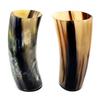 Horn Tumblers Set of 5 Handmade Cups for Wine Beer Ale  Safe, Unique Drink Cup. Norse Drinking Beer Mug 8,10oz Ox Horn