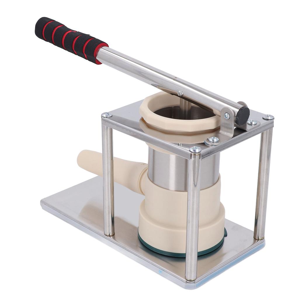 Sausage Stuffer Aluminum Alloy Vertical Manual Homemade Sausage Maker Filling Machine with 4