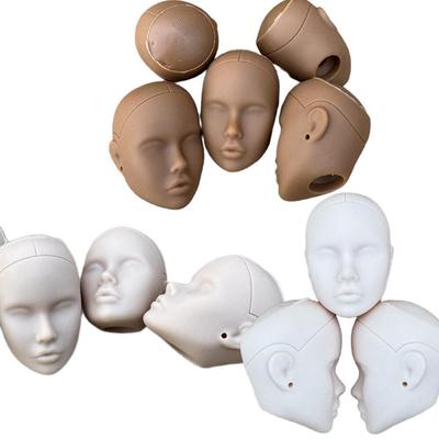 Vintage 1/6 Scale PP Face Mold Doll Bald Head for Fashion Doll Makeup Practice DIY Toy Parts Ideal Girls Birthday Gift