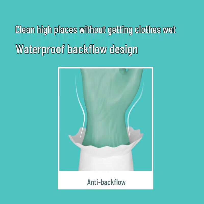 MARYYA Thick Fleece Lined Waterproof Long Winter Household Gloves (2 Pairs)