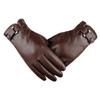 1pair Waterproof PU Anti-cold Gloves  Men Finger Mittens Gift Windproof Mittens  Women