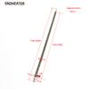 SNDHEATER 6.6mm*430/435/440/445/450mm Heating Element for Electric Oven with Round Metal Sheet by Annealing 220V 400W 2pcs/lot