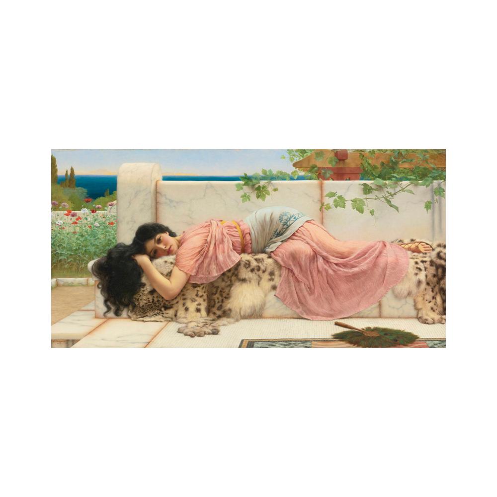 Sleeping Beauty Woman Figure Painting Wall Art Canvas Scandinavian Posters and Prints Modern Wall Art Picture for Living Room