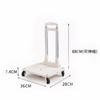 Portable Double-decker Pet Trolley Carrier for Cats & Dogs Ventilated Large Space Outdoor Foldable Breathable Pet Cart