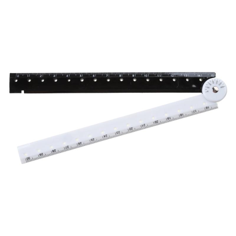 Plastic Folding Ruler 30cm Soft Plastic Drawing Ruler Straight Ruler for Student School Office Multifunction