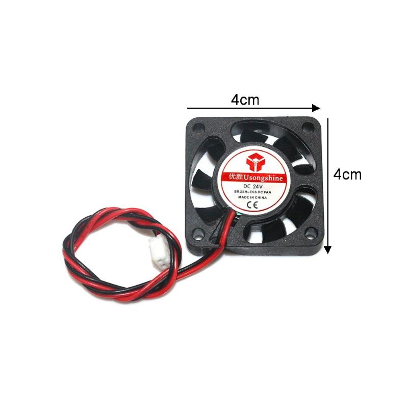 

For Heatsink Cooler Radiator J-Head Hotend 3D Pinter Parts For 3010 4010 5010 Fan 12V 5V 24V 2Pin Dc Cooler Micro Cooling Fans 4010-24V