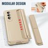 Anti -Shock Full Body Protection Zfold4 Coque Case For Samsung Galaxy Z Fold4 Fold 4 5g Zfold4 Tempered Glass Film Funda