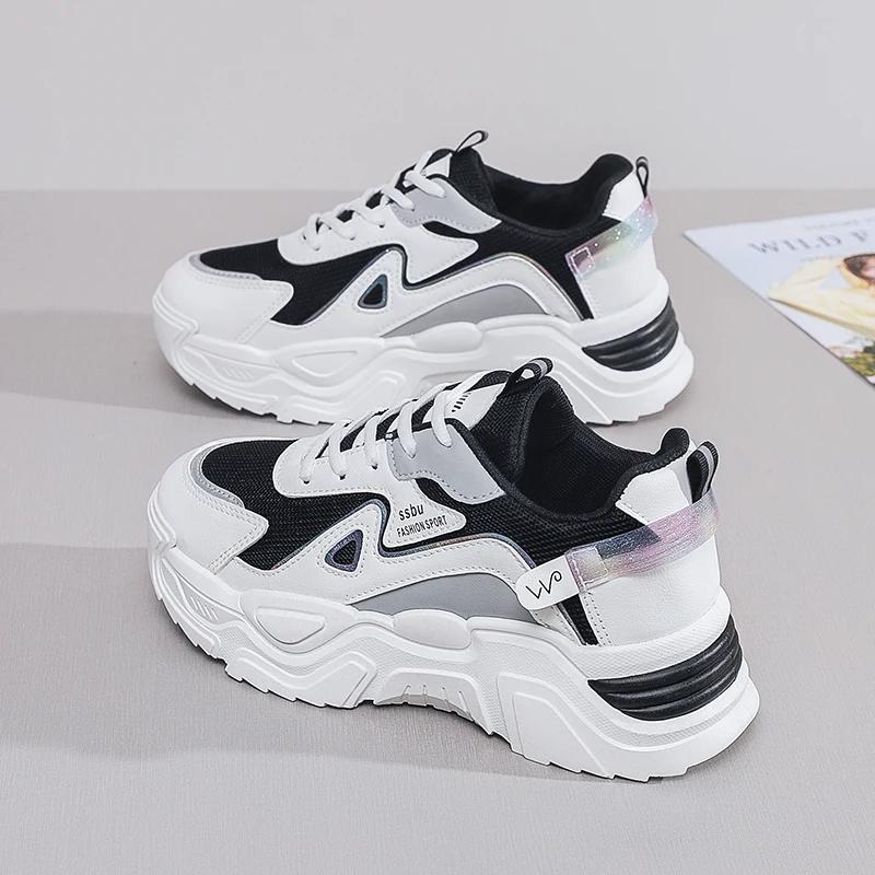2025 Sneakers Donna Piattaforma Scarpe Piatte Scarpe Donna Verdi Scarpe da Ginnastica Casual Sneakers Chunky Donna Scarpe Donna