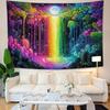 Waterfall Tapestry Colorful Waterfall Forest Aesthetic Tapestries Fantasy Nature Hanging Art Decor Home Decoration for Bedroom