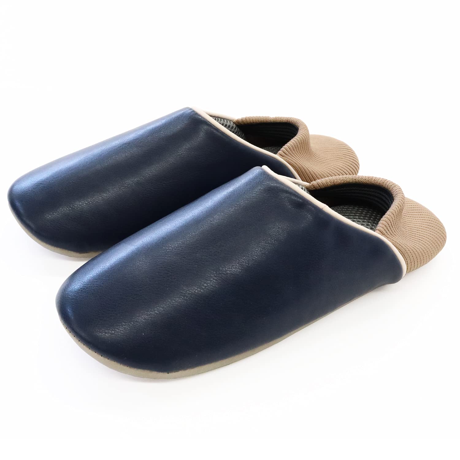 

Okamura Size L Slippers, Navy,