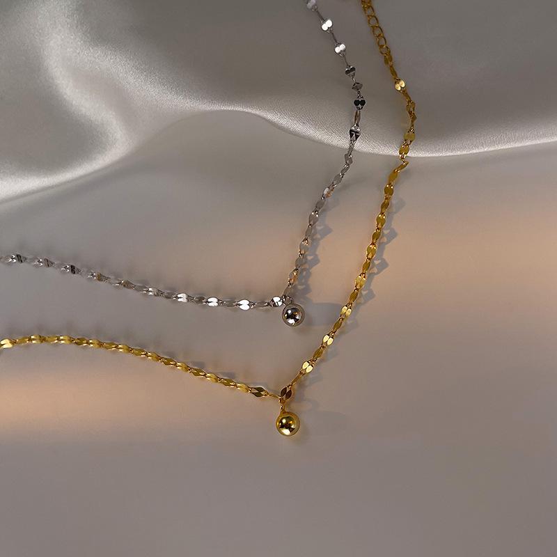 Französischer Chic Titanstahl Fußkettchen für Damen - Elegant, vielseitig und super glänzend exotische Fußkette