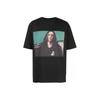 Wise Up Print T-Shirt mit Disaster Artist James Franco Herren Oberteile Schwarz P17TS008T
