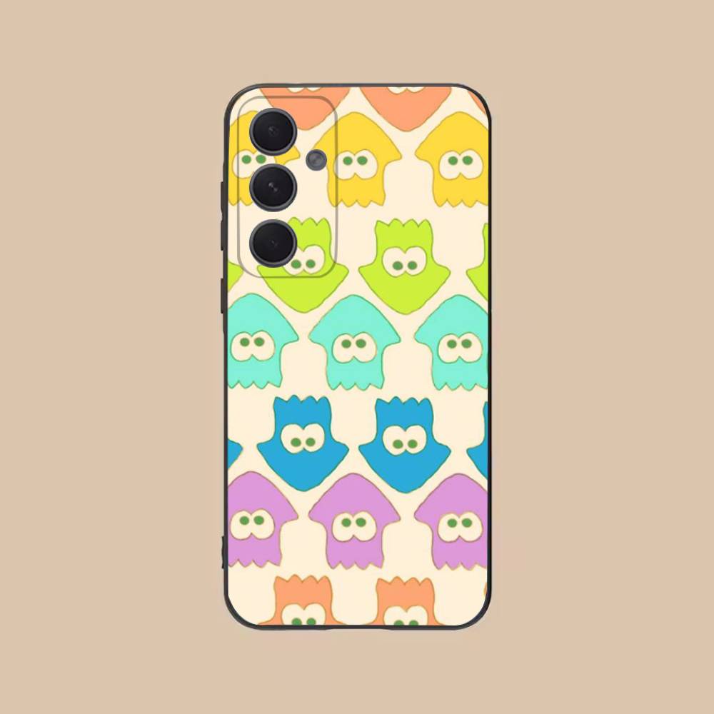 Game S-Splatoon Phone Case For Samsung S25,24,21,22,23,20,S30,Ultra,Plus,Fe,Lite,Note,5G Black Soft SamsungS25