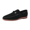 Fashion High Quality Casual Suede Leather Shoes Men Handmade Designer Green Loafers Men Flat Mocasines Breathable Formal Man Shoes 2024