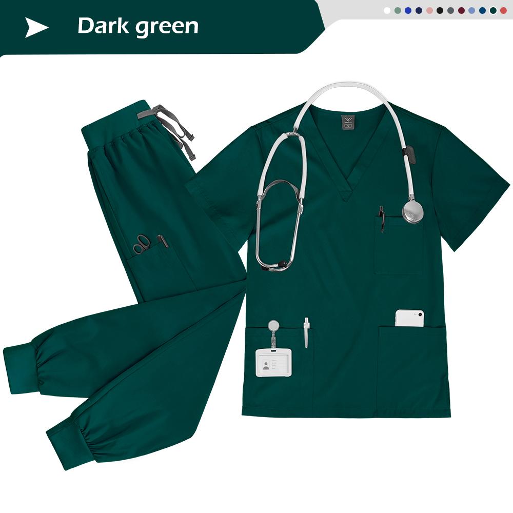 Nurse Uniform Set Doctor Nurses Dental Hospital Uniforms Joggers Pants Sets Beauty Spa Nursing Articles Scrub Workwear