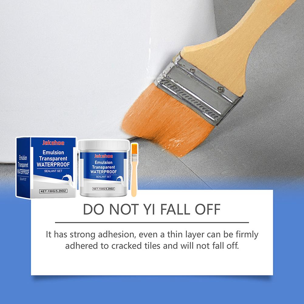 Transparenter wasserdichter Kleber-Wandbelag, wasserdichtes Dichtungsmittel für Badezimmer und Küche