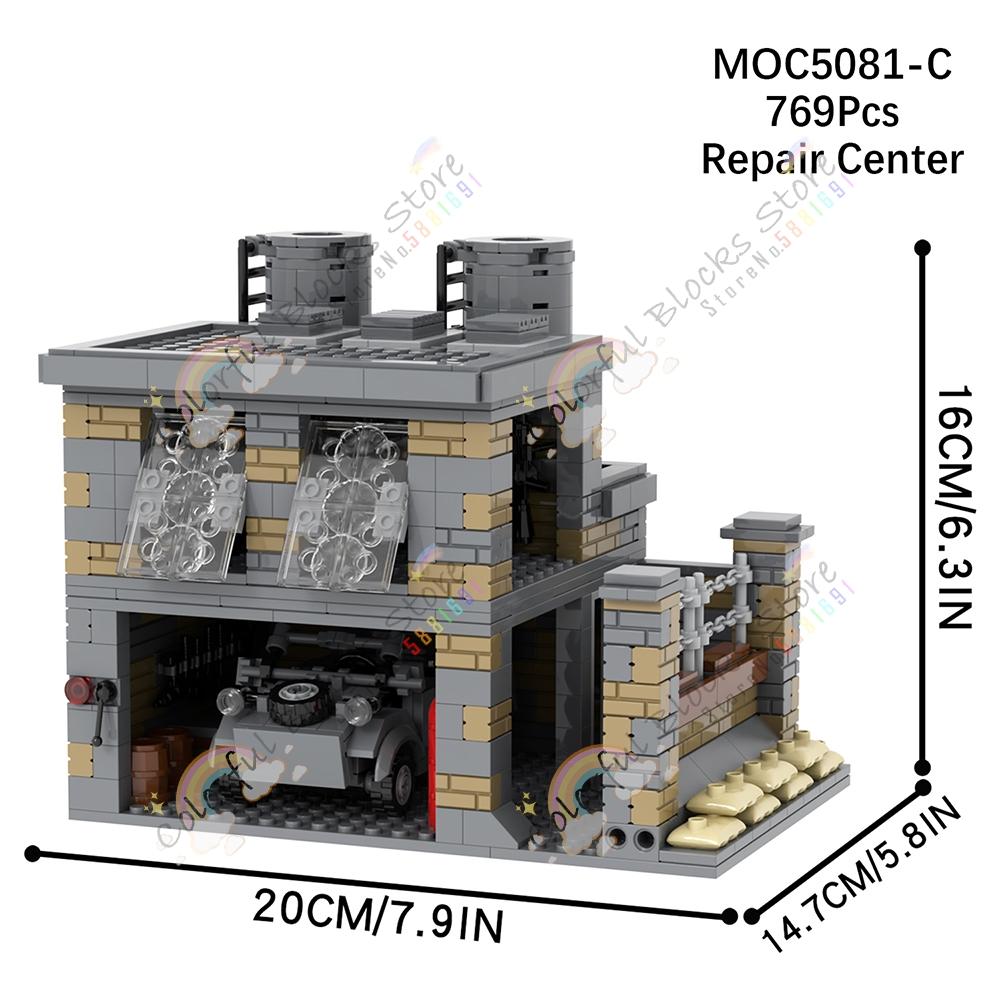 Military Series Modern Warfare Adult Building Blocks Set Toys Weapons Battlefield Outpost Tower Fort Artillery Block Model Gifts