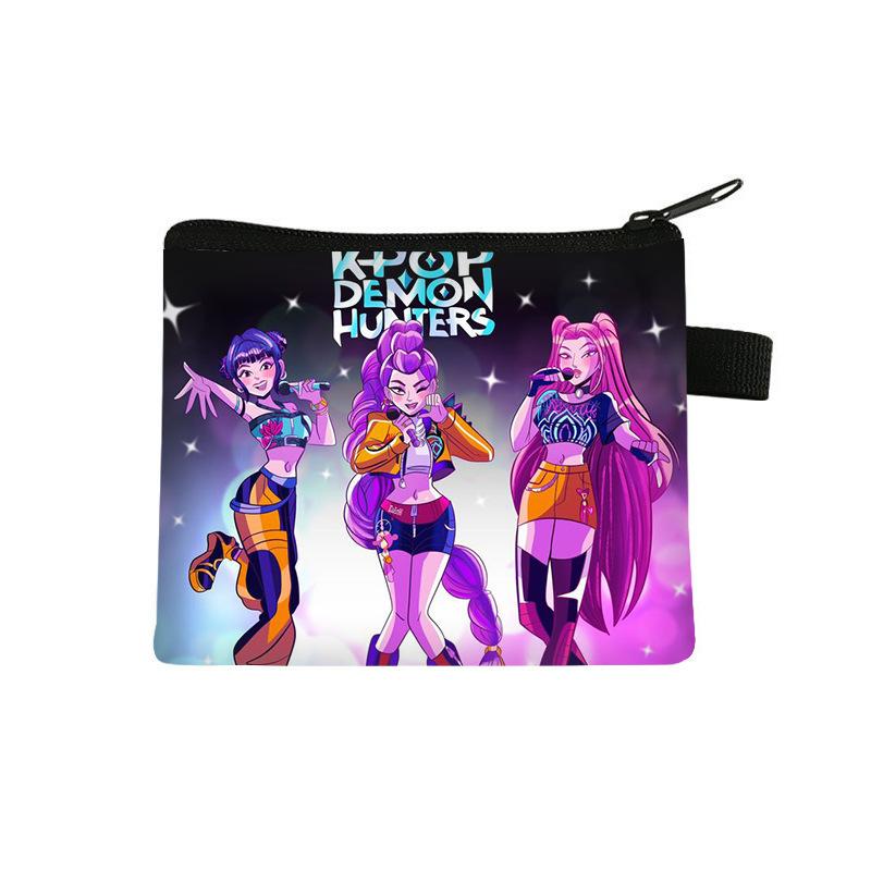 Witch Hunters Change Bag Coin Storage Bag Wallet Short Portable Key Card Bag Cartoon Bag