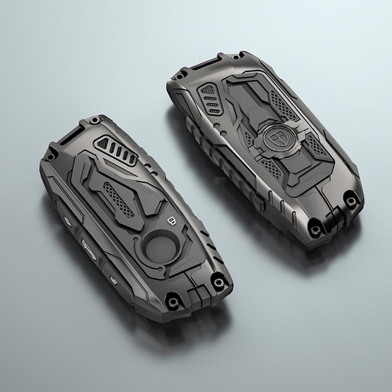 NEW Armor Style for BMW Series 7 735 I 740 Li X7 X1 U11 2023 I7 G07 LCI XM 2024 Remote Smart Car Key Case Cover Fob Bag Holder