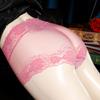 Japanese flower vine lace underwear men with jj cover hip lift thin sexy transparent seamless mesh briefs