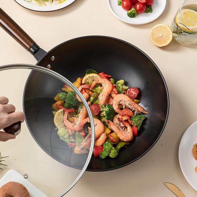 EMUND 304 Stainless Steel Stir-fry Wok