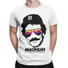 Magnum PI T-shirts Herr Ren Bomull Nyhet T-shirt Rund Hals T-shirt Kortärmad Kläder Klassisk