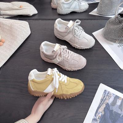 2025 Spring New Vintage Casual Sports Shoes Fashionable Versatile Polyamide Sole Rubber Upper China Mainland Origin Flat Shoes