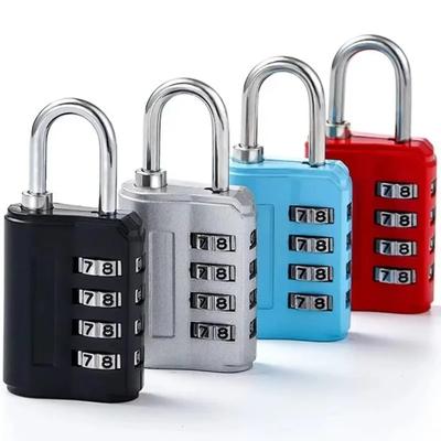 Metal 4-digit Code Lock Outdoor Waterproof Padlock Suitcase Luggage Code Lock Home Locker Code Padlock Room Security Lock