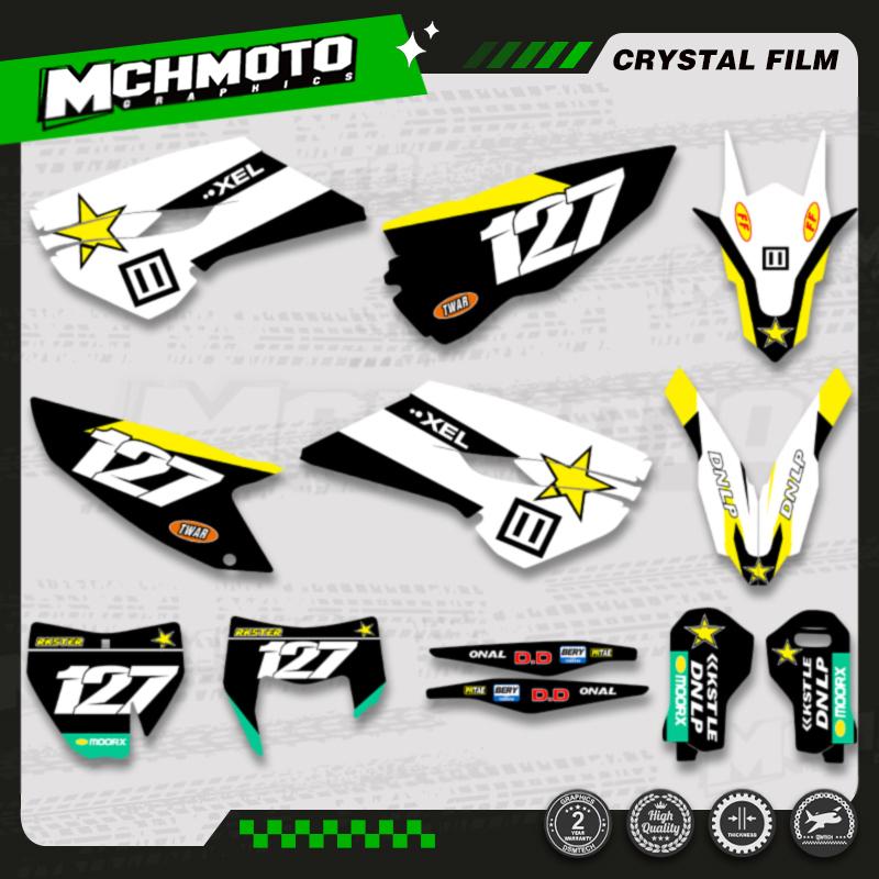 MCHMFG For Husqvarna TE FE 125 250 300 450 2014 2015 2016 TC FC TX 2014 2015 Motorcycle Graphic Decal Stickers Kits