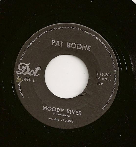

7inch Record PAT BOONE Moody River A Thousand Years 916209 Dot Records 1961 Europe Pop Used