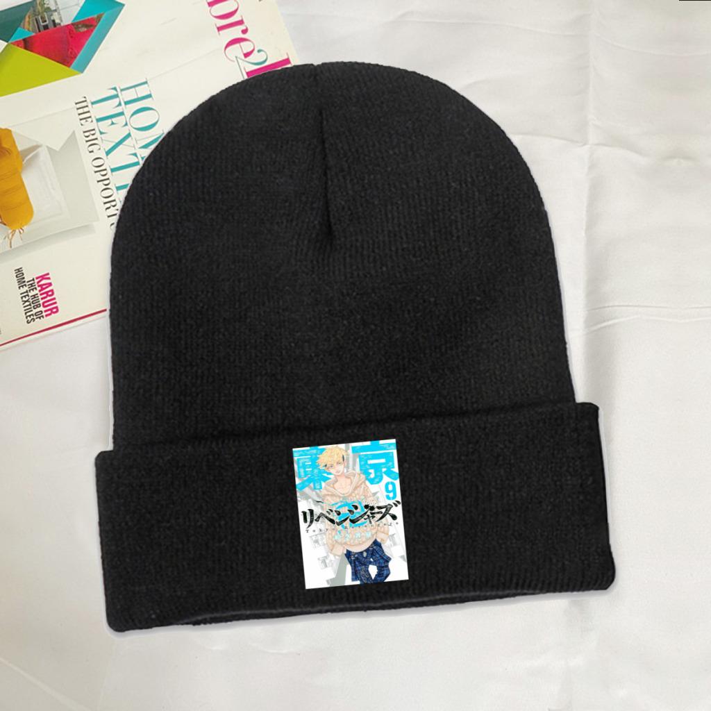Chifuyu Tokyo Revengers Knitted Hat for Women Unisex Skullies Beanies Winter Hats Japan Anime Takemichi Hanagaki Warm Melon Cap