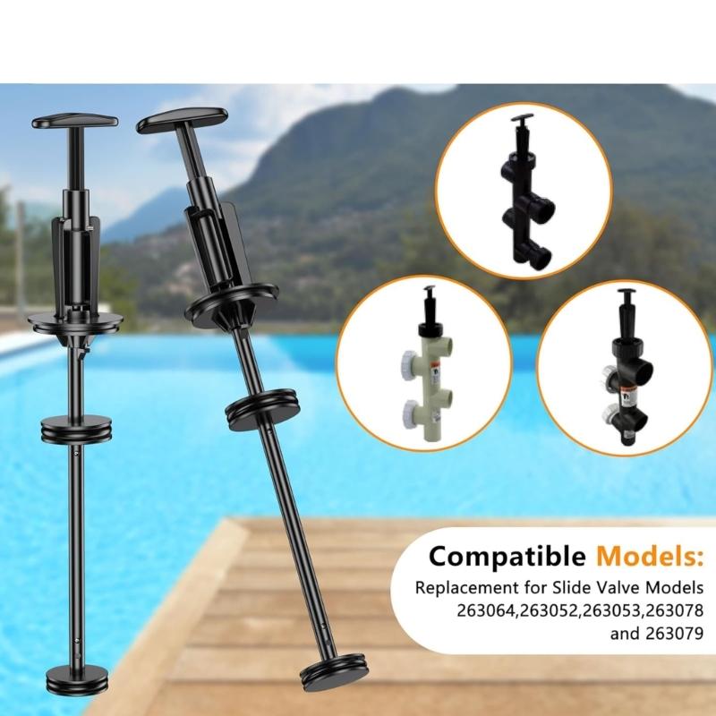 Shaft Assembly for Various Pool Backwash Valves and Spa Valves Ensures Efficient Backwashing and Easy Installation