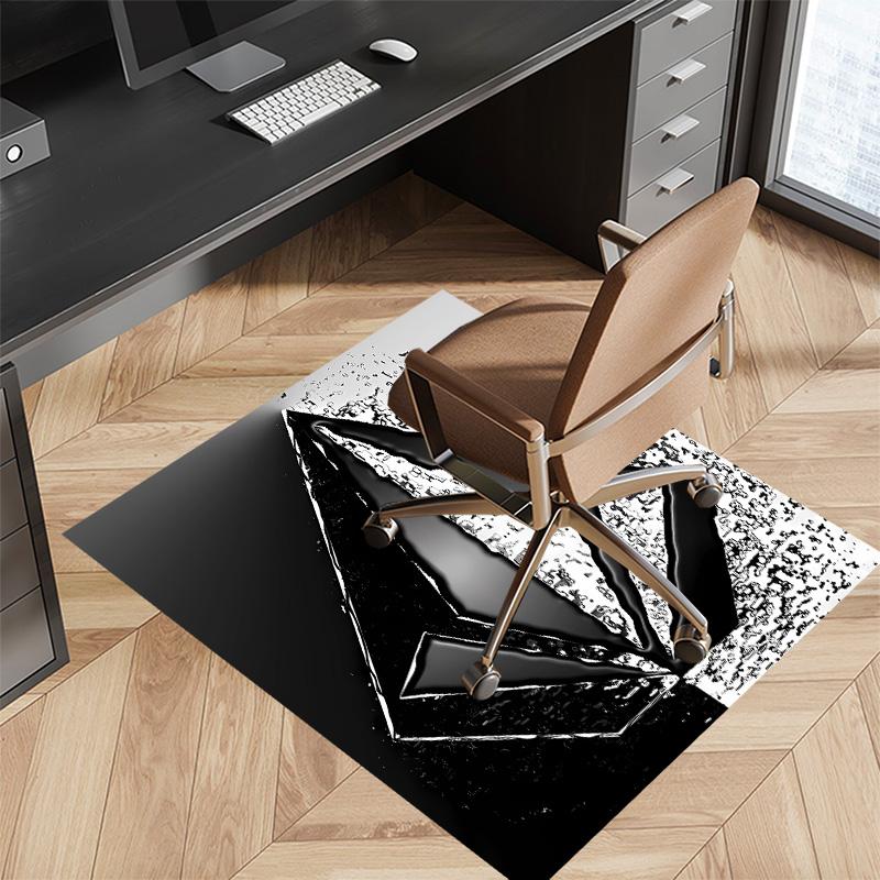V-VOLCOM LOGO3 Printed Absorbent Washable Carpet, Non-Slip Bathroom Mats, Kitchen Rugs, Yoga Mat,Living Room Entrance, Camping Picnic Rugs