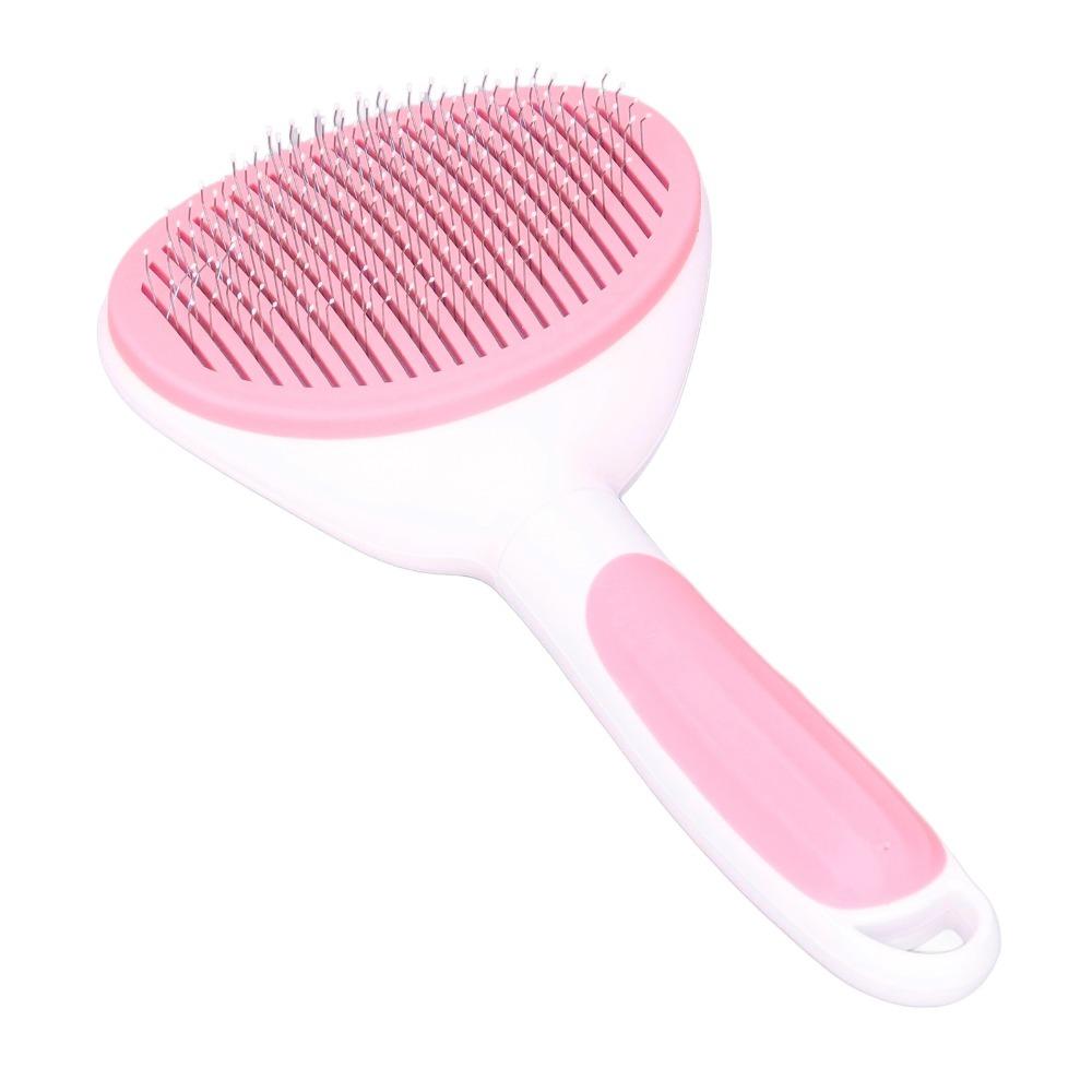 Single Button Hair Release Dog Brush Dense Tooth Hair Remover Brush Pet Comb Home Pet Hair Clean