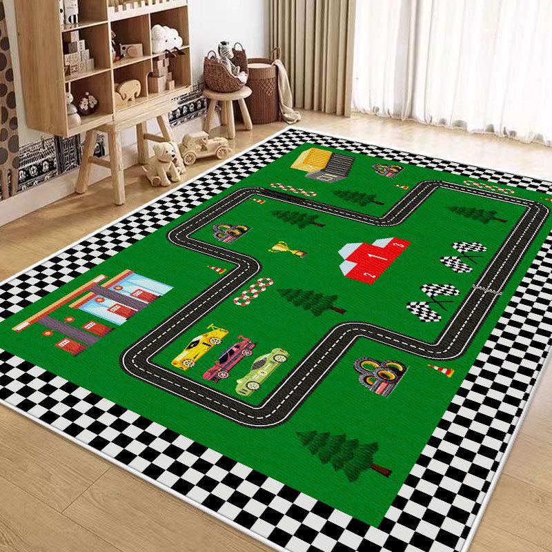 Children's Playroom Cartoon Carpet and Reading Mat