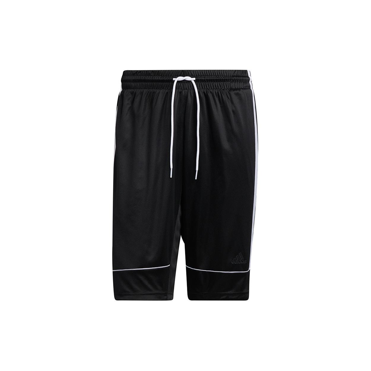 adidas All World Short Basketball Sports Stripe Loose Shorts Black Men s GU0739 S