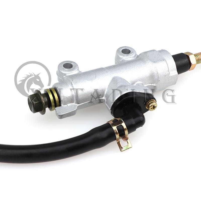 Motorcycle Rear Foot Hydraulic Brake Pump Refit Rear Brake Master Cylinder Reservoir For Pit Dirt Bike Motorbike ATV Buggy Quad