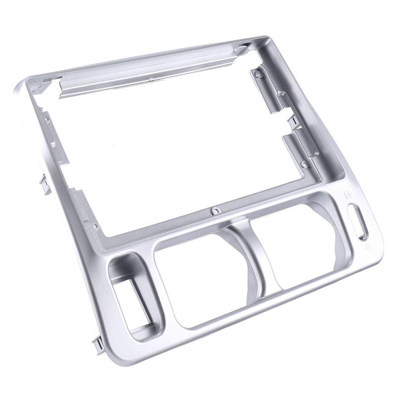 Portable 9 Inch Car Fascia Radio Panel For Mitsubishi Pajero IO 1998-2007 Dash Kit Install Facia Bezel Adapter Plate Console Tri