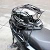 Motorcycle Helmet Net Mesh Web Cargo Luggage Net Elastic Bungee Cord Bike Moto Accessories Hold Down Fuel Tank String Bag