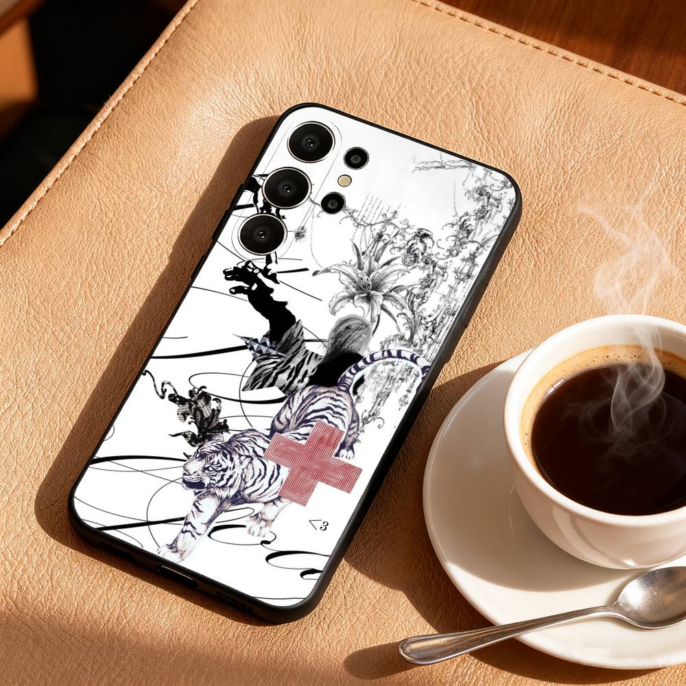 2hollis-S-Star-Albums Singer Phone Case For Samsung S26,S25,24,23,22,30,21,10,9,Ultra,Plus,Lite,Black Soft Case