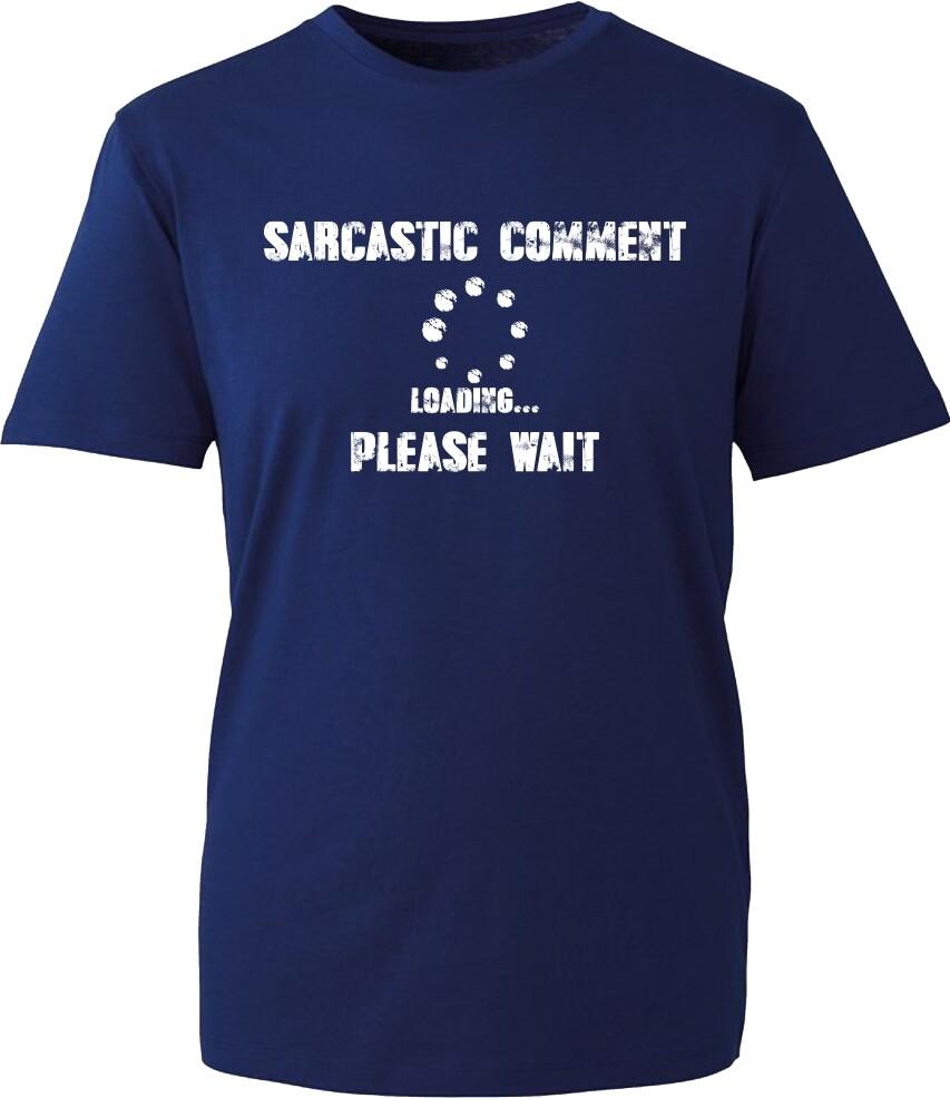 Sarcastic Comunisext Loading Printed TShirt Offensive Rude Taunt Sarcasm Gift Top S