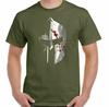 GYM TSHIRT Spartan Helmet Training Top Bodybuilding Weightlifting MMA Tee