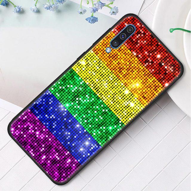 Case For Samsung Galaxy A50 A70 A10 A20e A30 A40 A20s A10s A10e A80 A90 A60 A30s Cover Shell Gay Lesbian Lgbt Rainbow Pride Art