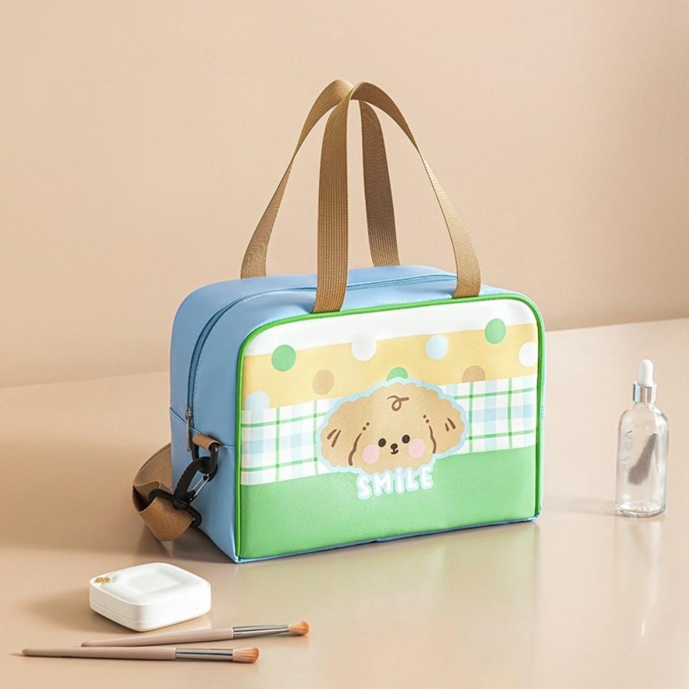 PU Gym Storage Bag Portable Toiletry Storage Bag Cute Crossbody Gym Bag  Travel