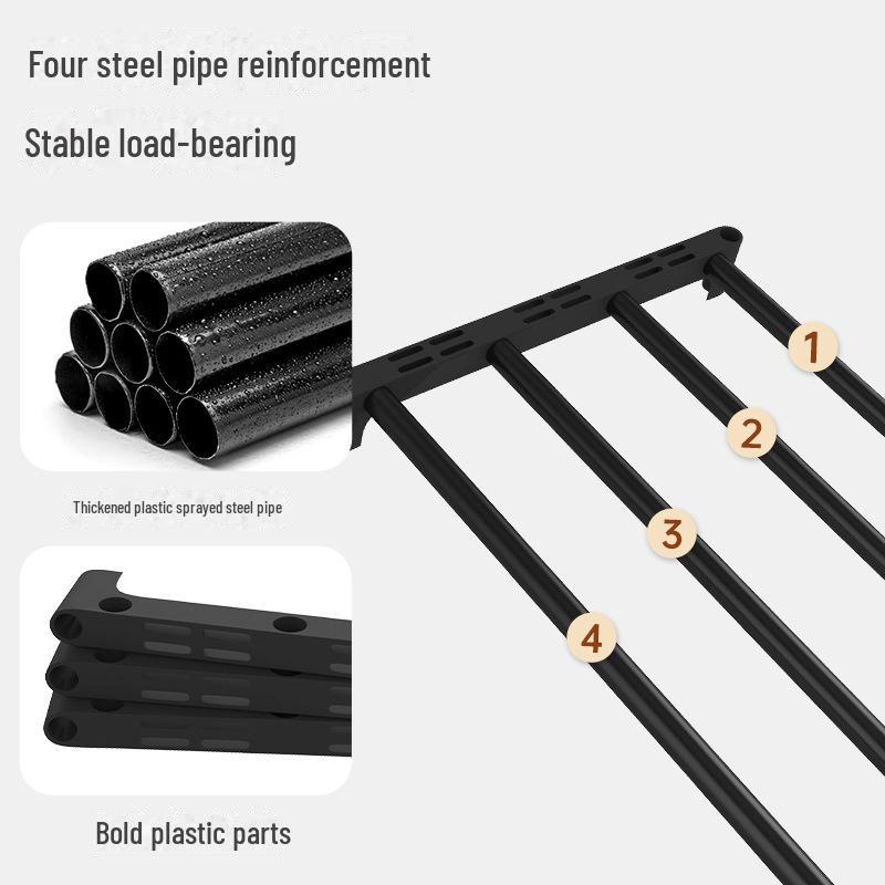 Multi-Layer Sturdy Shoe Storage Rack for Home or Dorm