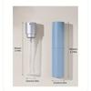 2pcs/set 8ml Portable Mini Refillable Perfume Bottle Spray Empty Cosmetic Containers Atomizer Bottling for Travel Tool