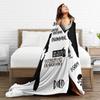 Mass Effect Garrus Vakarian Blanket  Flannel Funny Warm Throw Blanket for Coverlet Summer