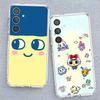 Cute T-tamagotchi-S Anti-Fingerprint Transparent Phone Case For Samsung Galaxy A52,A12,A51,S24,S23,S22ULTRA,S21 Edge,S20LITE,Plu