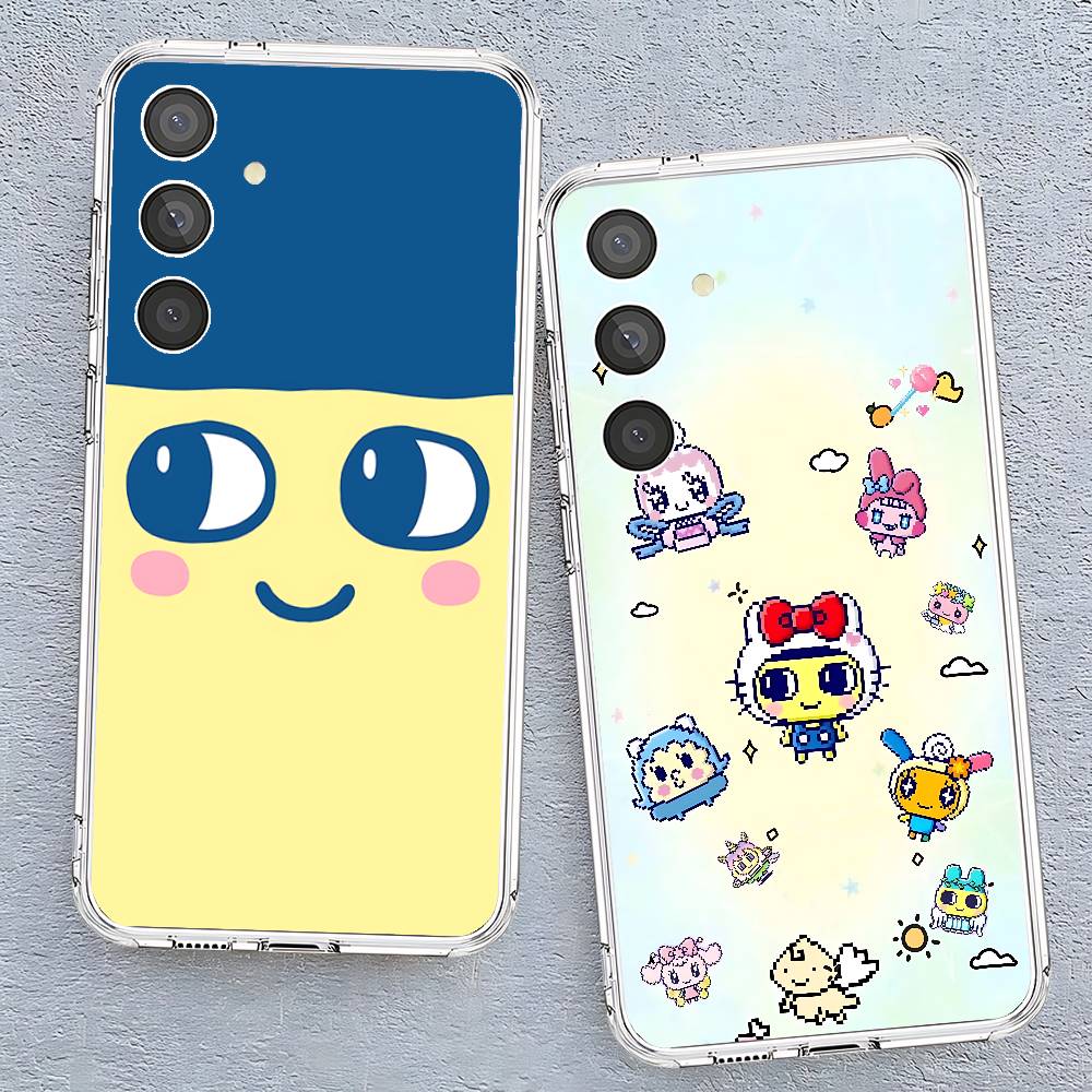 Cute T-tamagotchi-S Anti-Fingerprint Transparent Phone Case For Samsung Galaxy A52,A12,A51,S24,S23,S22ULTRA,S21 Edge,S20LITE,Plu